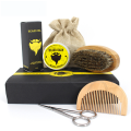 Beard Grooming Kit With Beard oil, Beard Brush And Comb Set For Men's Grooming Private Label